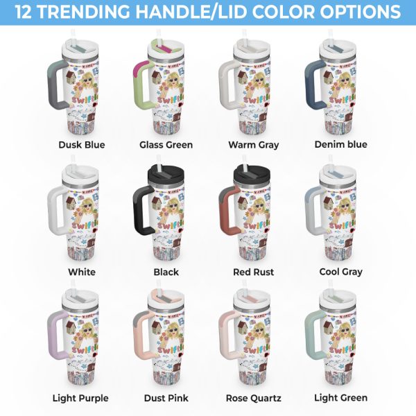 Personalized Taylor Swift 40oz Stanley Tumbler - ANHNV 4126