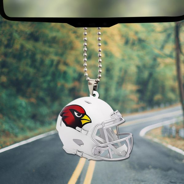 Arizona Cardinals Custom Shape 2-sided Acrylic Car Ornament - TANTN 4890