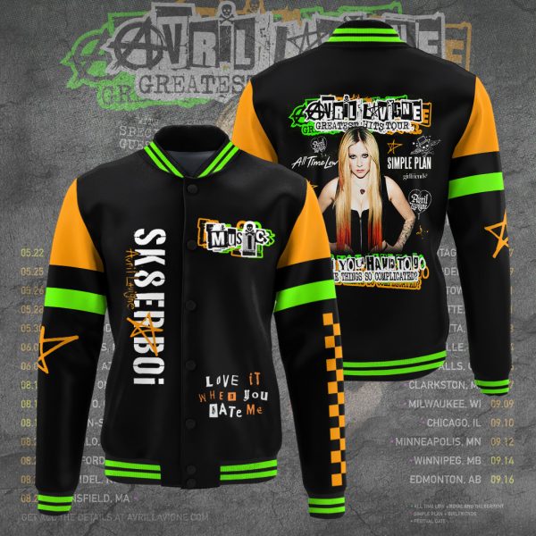 Avril Lavigne Varsity Jacket - TANTN 4824