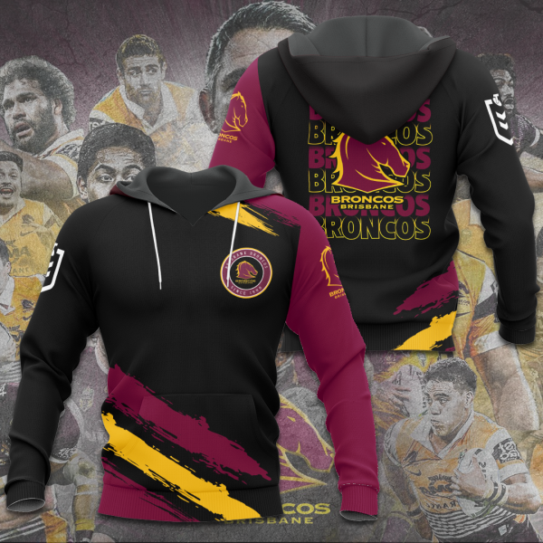 Brisbane Broncos 3D Apparel - TANTN 4945