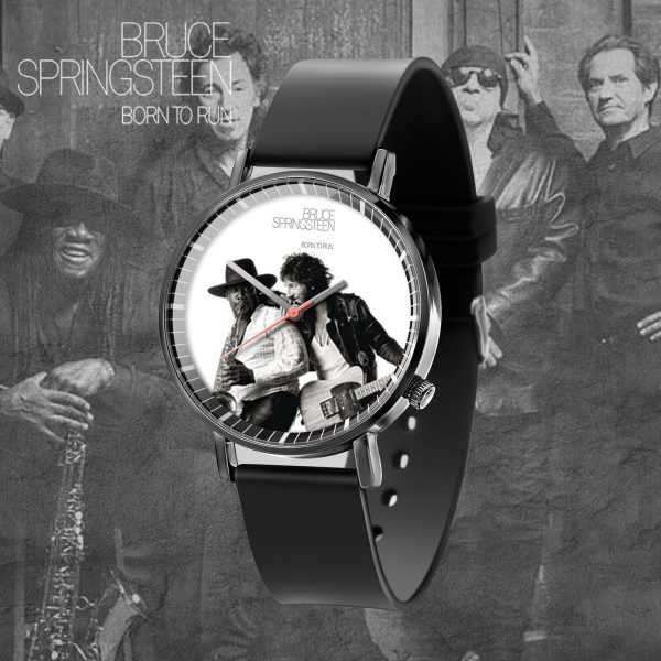 Bruce Springsteen Black Leather Watch - TANTN 4760