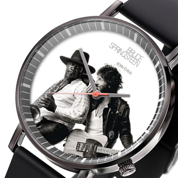 Bruce Springsteen Black Leather Watch - TANTN 4760