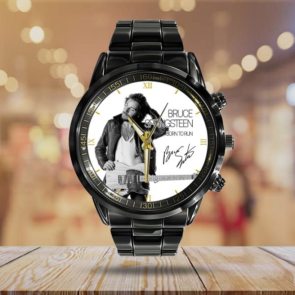 Bruce Springsteen Black Stainless Steel Watch - HOATT 4555