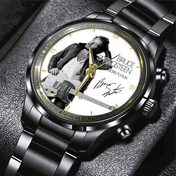 Bruce Springsteen Black Stainless Steel Watch - HOATT 4555