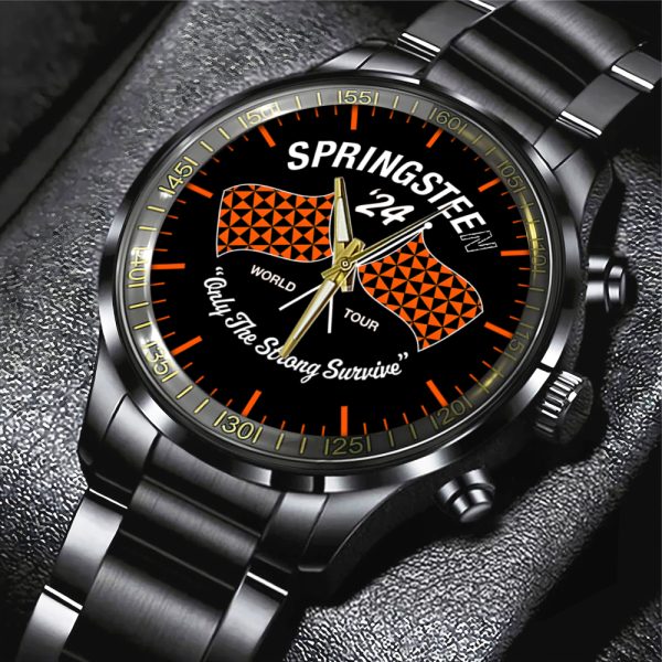 Bruce Springsteen Black Stainless Steel Watch - TANTN 5582