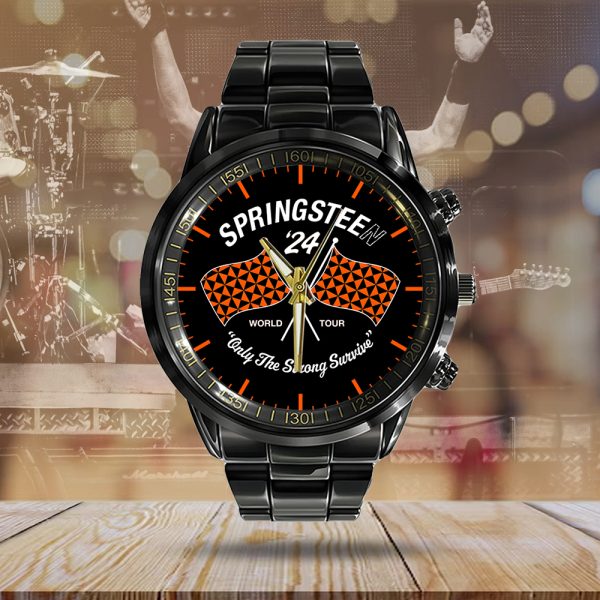 Bruce Springsteen Black Stainless Steel Watch - TANTN 5582