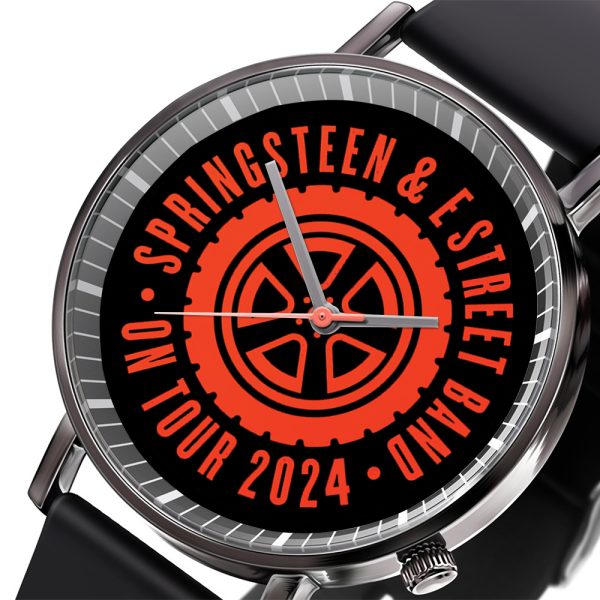 Bruce Springsteen Black Leather Watch - TANTN 4759