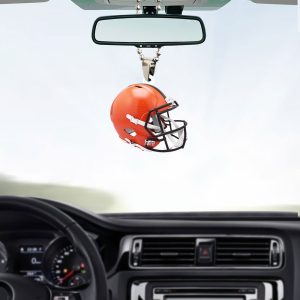 Cleveland Browns Custom Shape 2-sided Acrylic Car Ornament - TANTN 4878