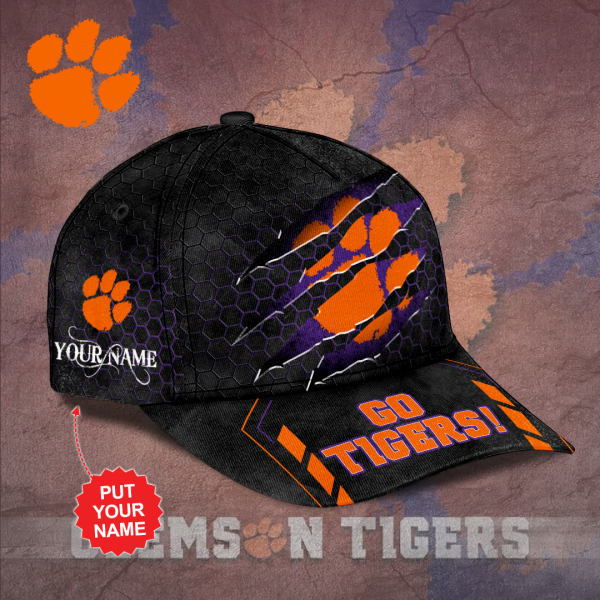 Personalized Clemson Tigers Men's Basketball Classic Cap - TANTN 5636