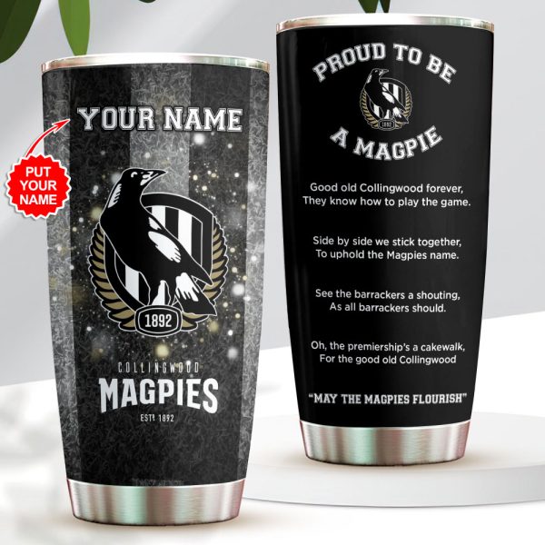 Personalized Collingwood FC Tumbler Cup - VANDH 2565