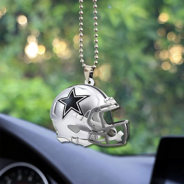 Dallas Cowboys Custom Shape 2-sided Acrylic Car Ornament - TANTN 4911