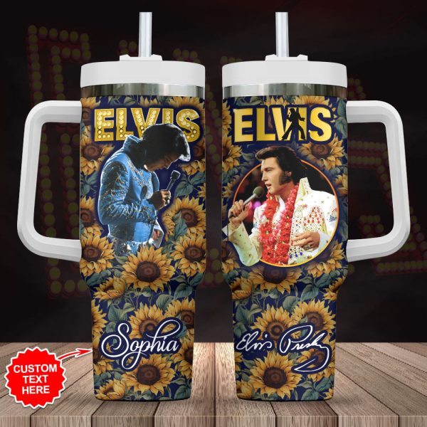 Personalized Elvis Presley 40oz Stanley Tumbler - VANDH 2672