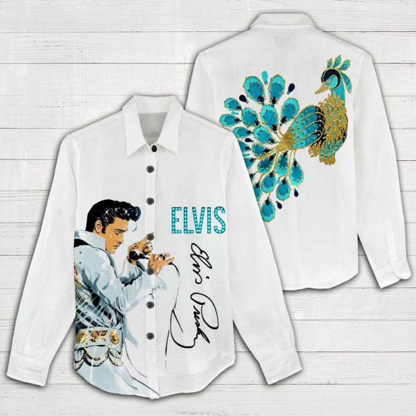 Elvis Presley 3D Linen Shirt - VANDH 2670
