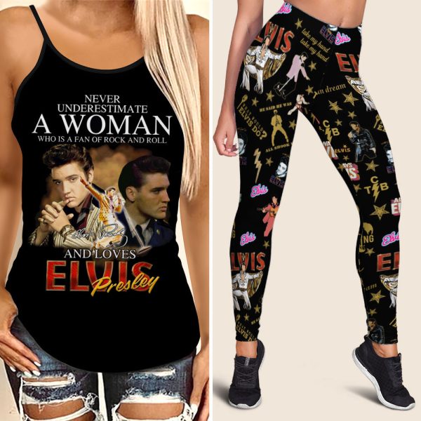 Elvis Presley Criss-Cross Leggings - MAITM 6116