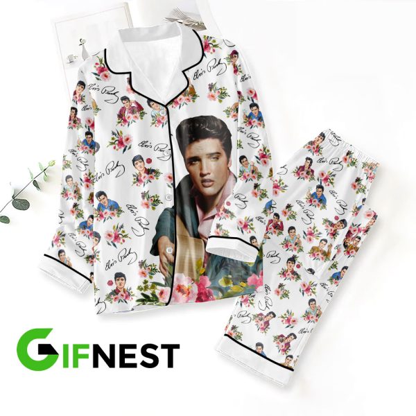 Elvis Presley Button Down Pajamas Set – VANDH 2650
