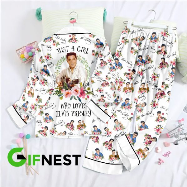 Elvis Presley Button Down Pajamas Set – VANDH 2650