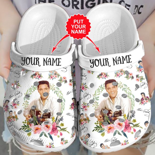 Personalized Elvis Presley Custom Crocs - VANDH 2683
