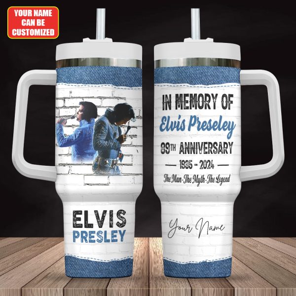 Personalized Elvis Presley 40oz Stanley Tumbler - TANTN 5603