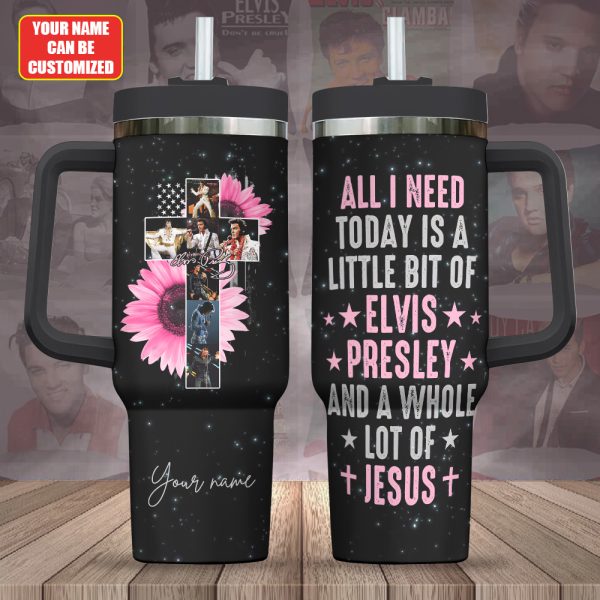 Personalized Elvis Presley 40oz Stanley Tumbler - TANTN 5604
