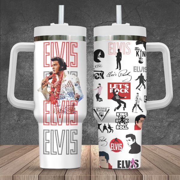 Elvis Presley 40oz Stanley Tumbler - HOATT 4575