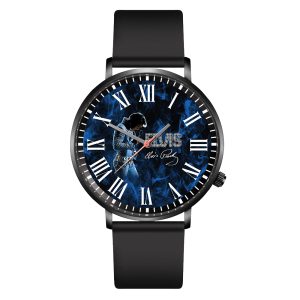Elvis Presley Black Leather Watch - HOATT 4435