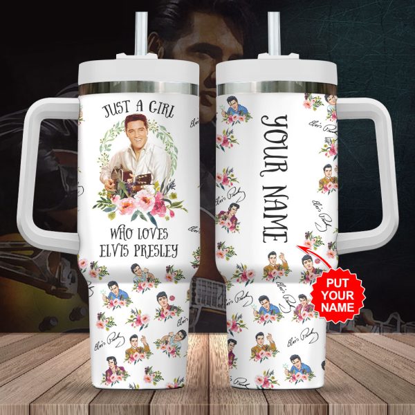 Personalized Elvis Presley 40oz Stanley Tumbler - VANDH 2663