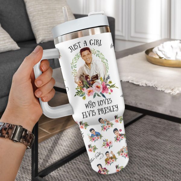 Personalized Elvis Presley 40oz Stanley Tumbler - VANDH 2663