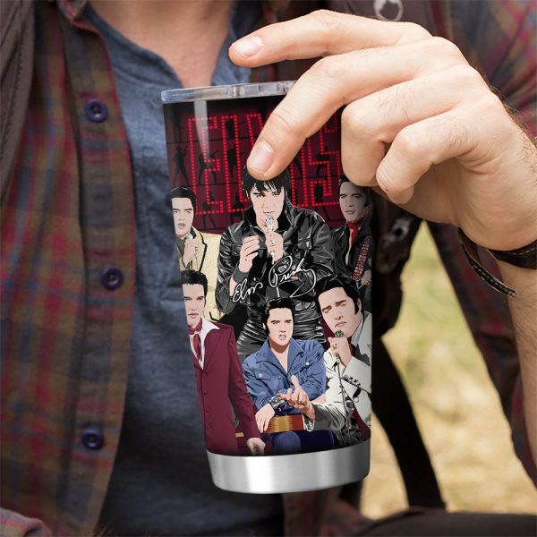 Personalized Elvis Presley Tumbler Cup - GNE 048