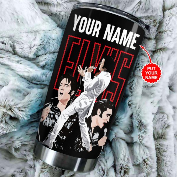 Personalized Elvis Presley Tumbler Cup - GNE 048
