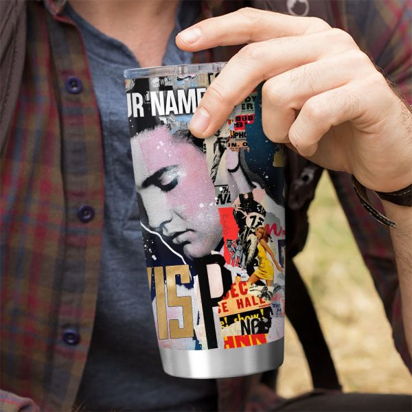 Personalized Elvis Presley Tumbler Cup - GNE 054