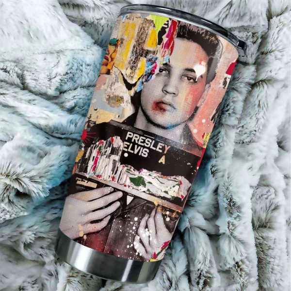 Personalized Elvis Presley Tumbler Cup - GNE 054