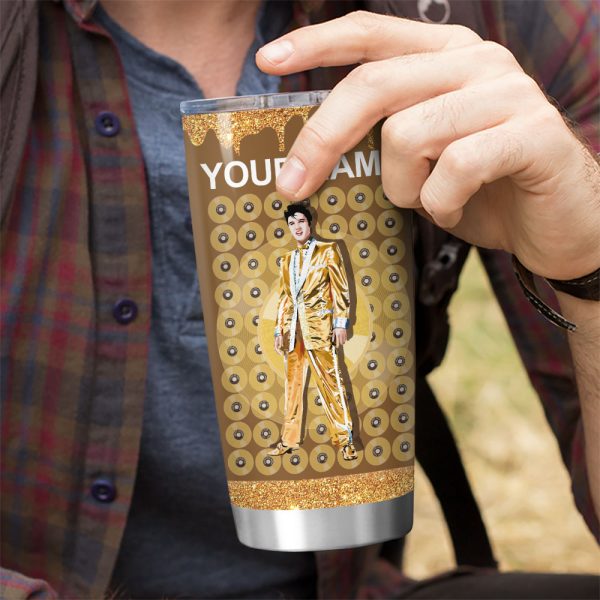 Personalized Elvis Presley Tumbler Cup - GNE 138