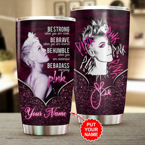 Personalized P!nk Tumbler Cup - GNE 064
