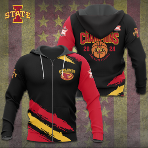 Iowa State Cyclones Men's Basketball 3D Apparel - TANTN 5083