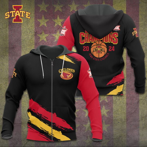 Iowa State Cyclones Men's Basketball 3D Apparel - TANTN 5083