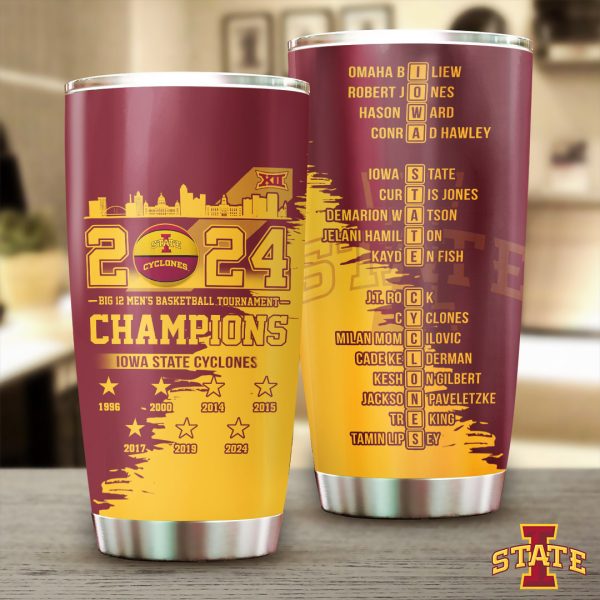 Iowa State Cyclones Men's Basketball Tumbler Cup - TANTN 5046