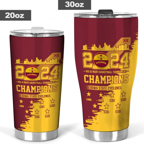 Iowa State Cyclones Men's Basketball Tumbler Cup - TANTN 5046
