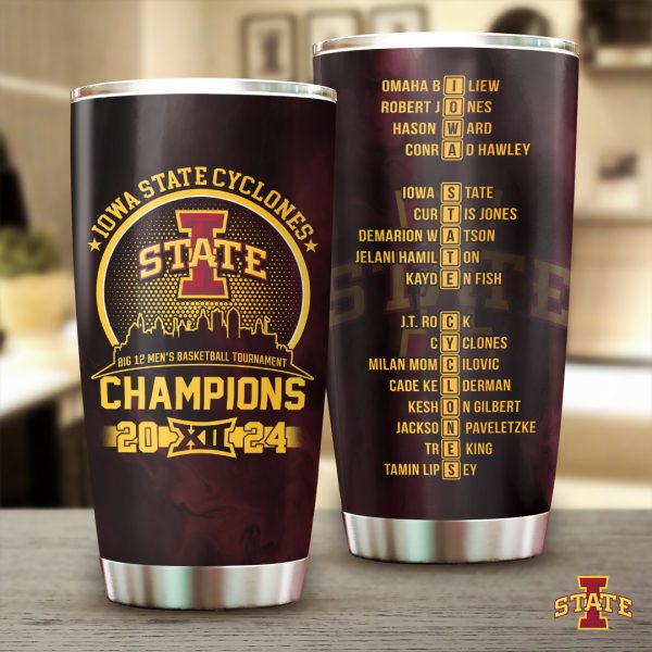 Iowa State Cyclones Men's Basketball Tumbler Cup - TANTN 5048
