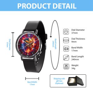 Judas Priest Black Leather Watch - TANTN 4712