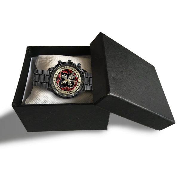 Kiss Band Black Stainless Steel Watch - MAITM 6191