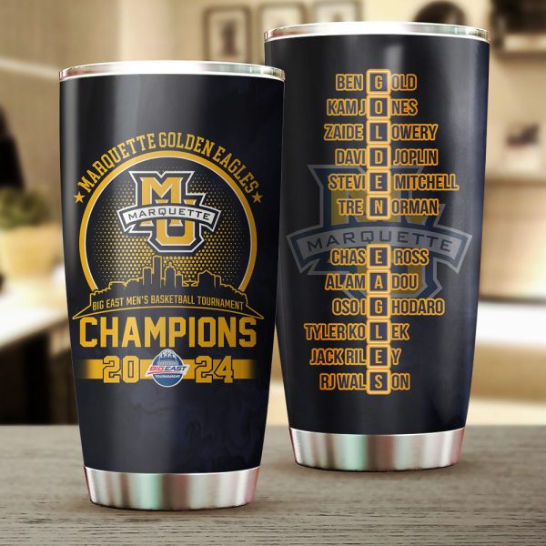 Marquette Golden Eagles Men's Basketball Tumbler Cup - TANTN 5053