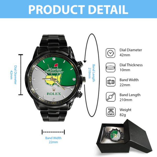 Golf Masters Tournament x Rolex Black Stainless Steel Watch - MAITM 6261