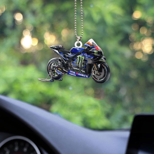 Yamaha Motor Racing Custom Shape 1-sided Acrylic Car Ornament - HOATT 4404