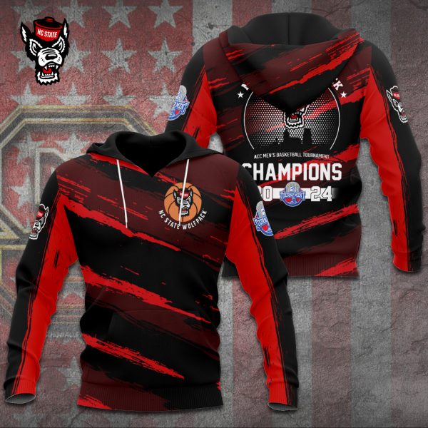 NC State Wolfpack Men's Basketball 3D Apparel - TANTN 5554