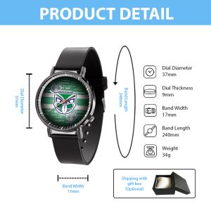 New Zealand Warriors Black Leather Watch - TANTN 4768