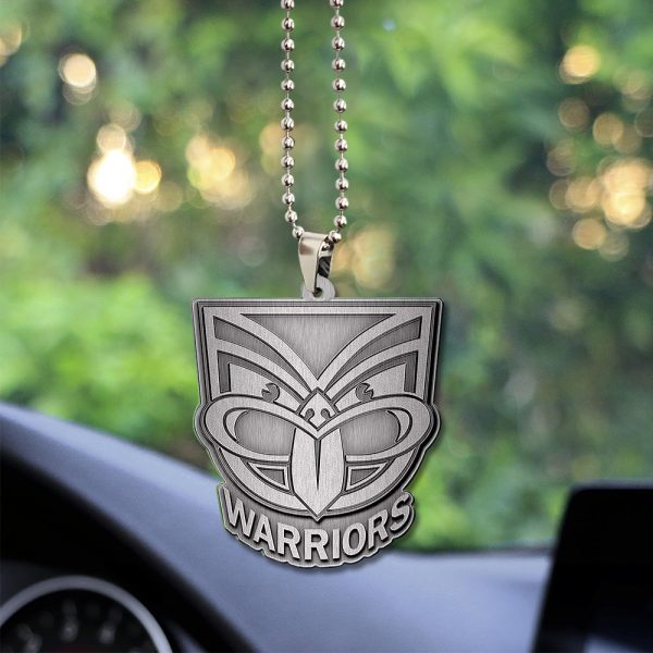 New Zealand Warriors Custom Shape 2-sided Acrylic Car Ornament - TANTN 4944