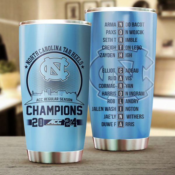 North Carolina Tar Heels Men's Basketball Tumbler Cup - TANTN 4998