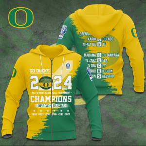 Oregon Ducks Men's Basketball 3D Apparel - TANTN 5041