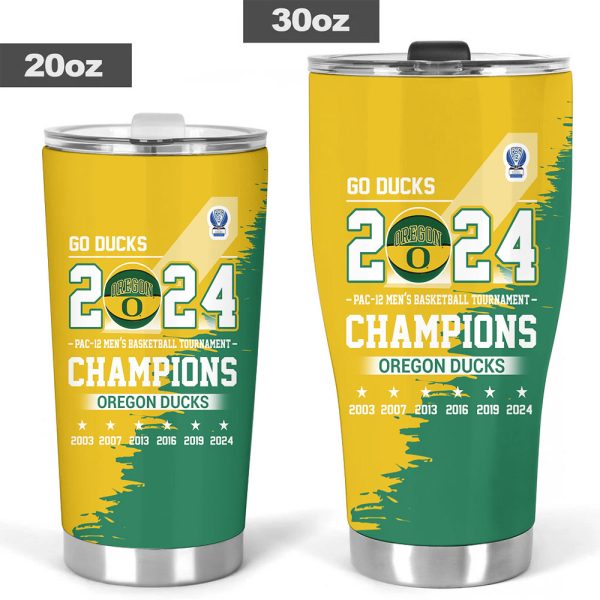 Oregon Ducks Men's Basketball Tumbler Cup - TANTN 5041