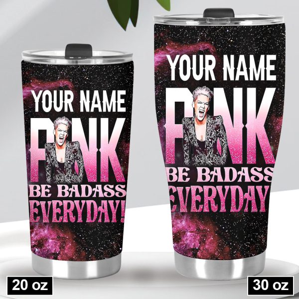 Personalized P!nk Tumbler Cup - GNE 045